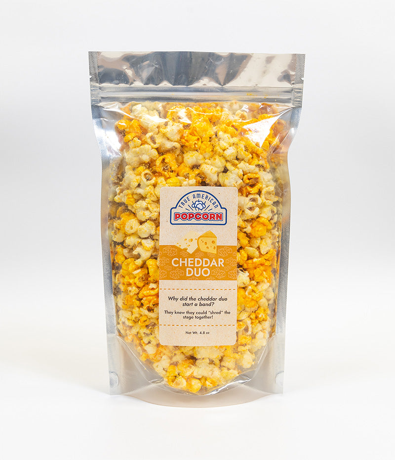 Cheddar Duo Gourmet Popcorn