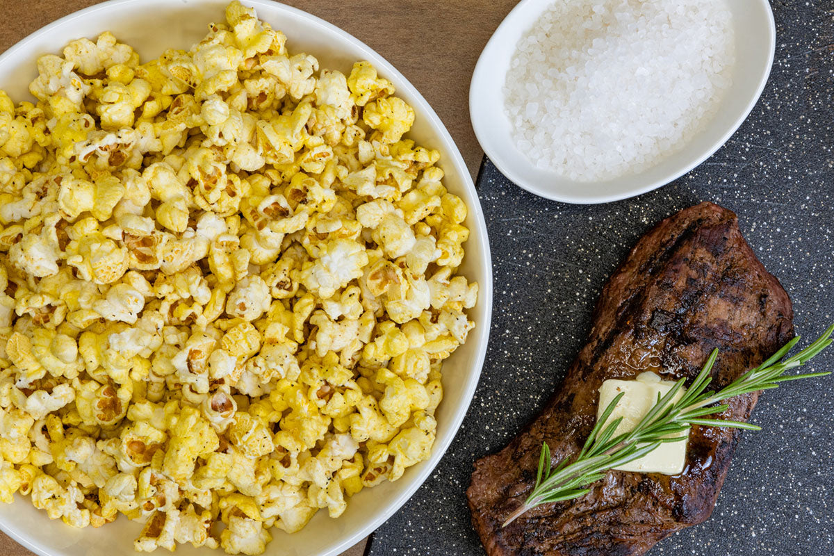 Grilled Sirloin Gourmet Popcorn